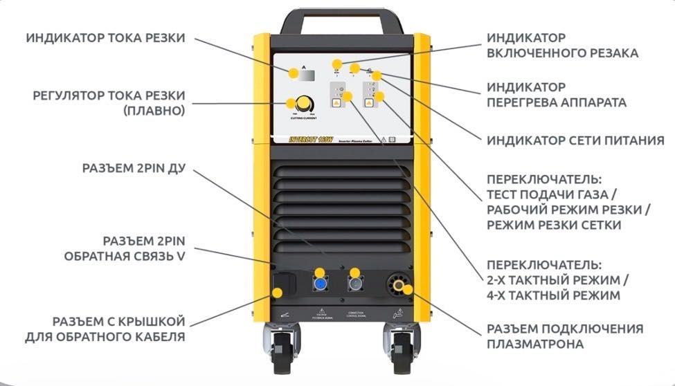Плазма (kesish) аппарати (Hugong) INVERCUT 160W