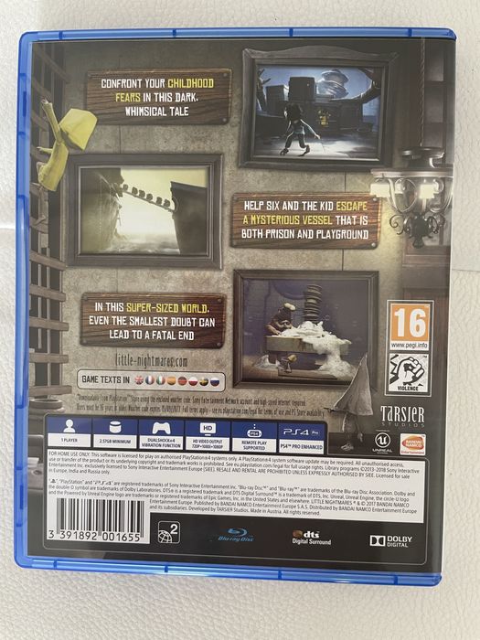Игра за Ps4 Little nightmares complete edition