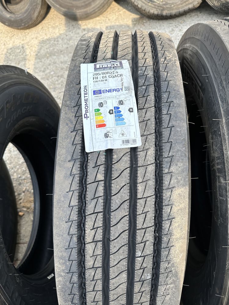 Vand 4buc anvelope NOI 295/80/22,5 Pirelli directie 2022