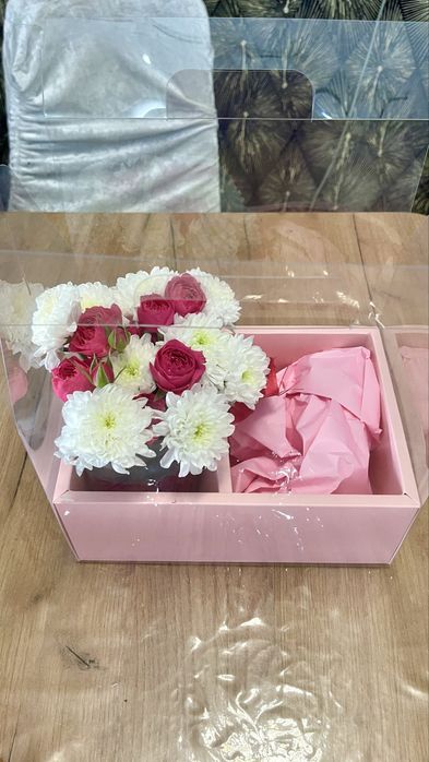 букет корзина с цветами  3500 тг