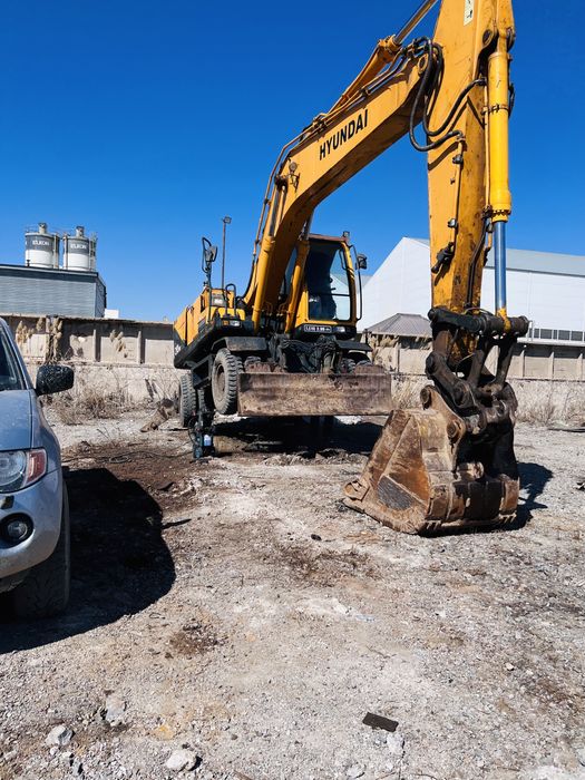 Услуги колесного экскаватора, долгосрочная краткосрочная аренда