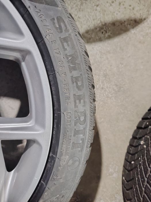 Jante originale Ford Fiesta 4x108 r17 anvelope iarna Senzori presiune