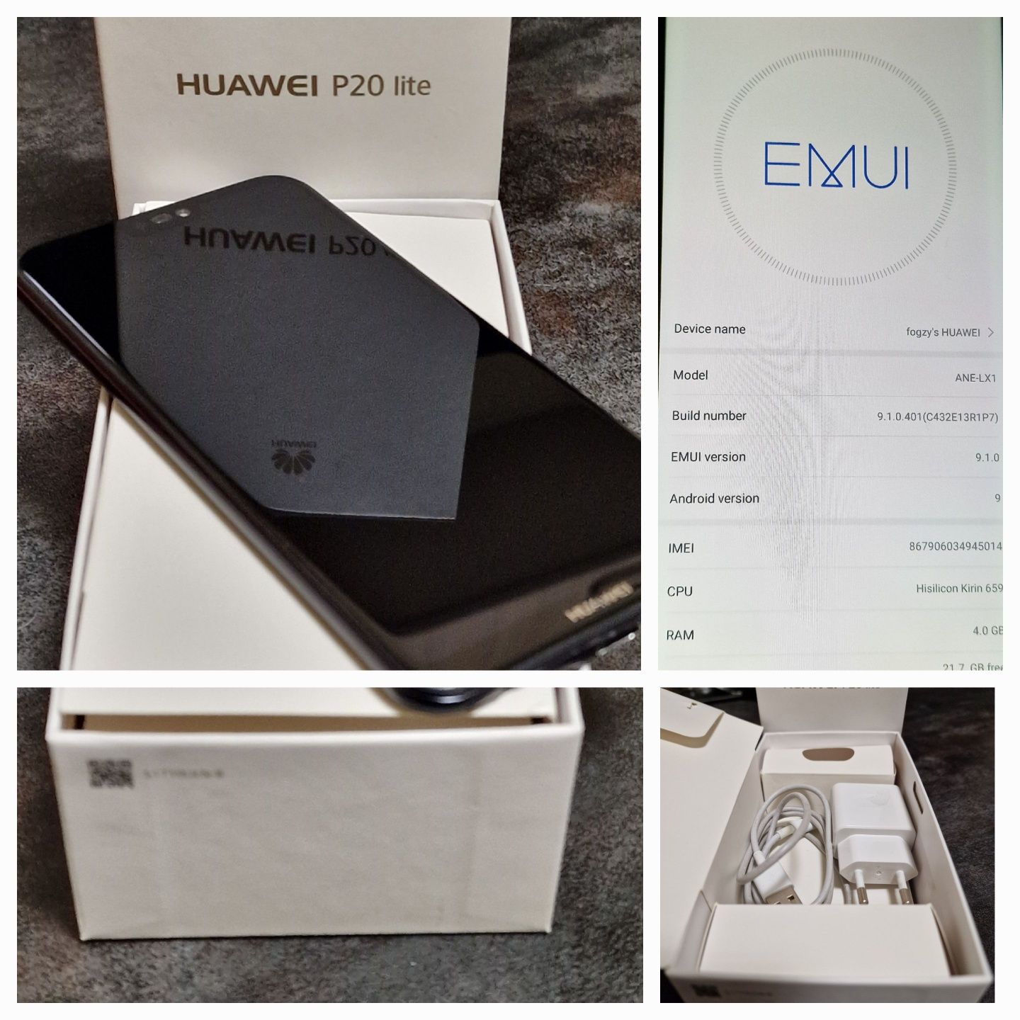 Telefon Huawei P20 Lite, 64G