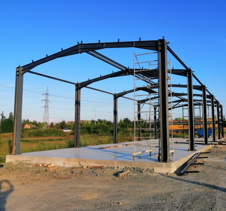 Confecționez hale structuri metalice din profile iPE HEA INP sau țeava