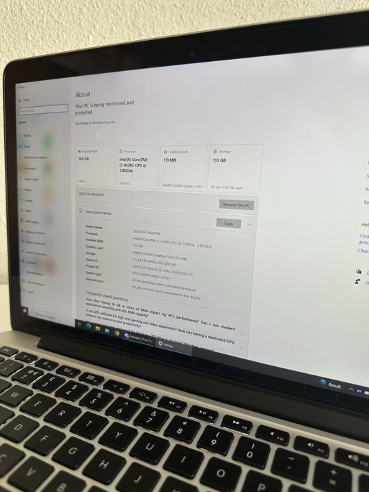 Vand macbook pro 2013 13’