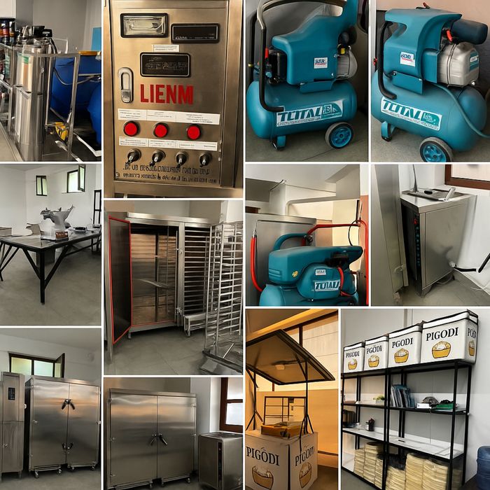 Продаётся всё с пищевого производства и офиса!