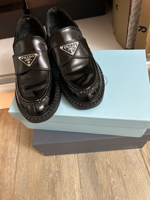 Лоферы женские прада люкс