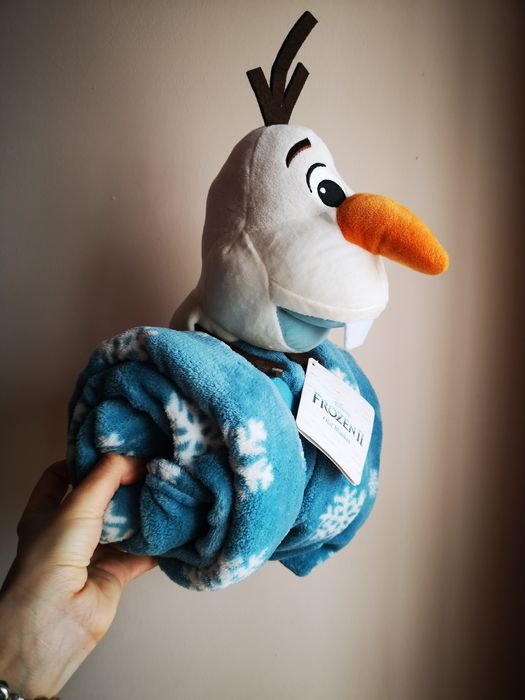 Ново детско одеяло Frozen с играчка Oлаф