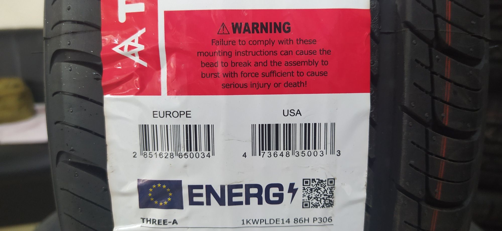 185/75R16C Three-A EffiTrac 104/102R