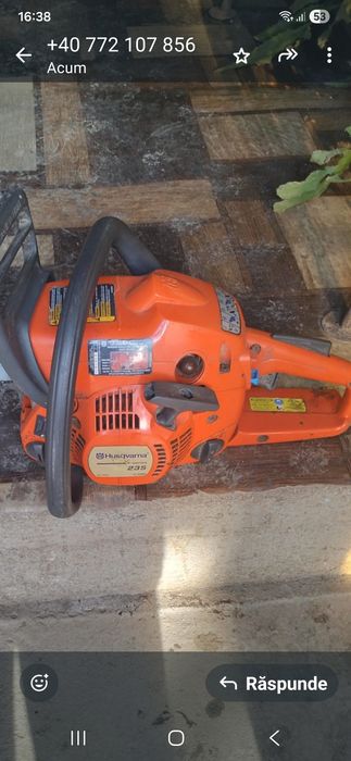 Drujbă/Motoferăstrău Husqvarna 235 e-series X-TORQ - Stare bună de fun
