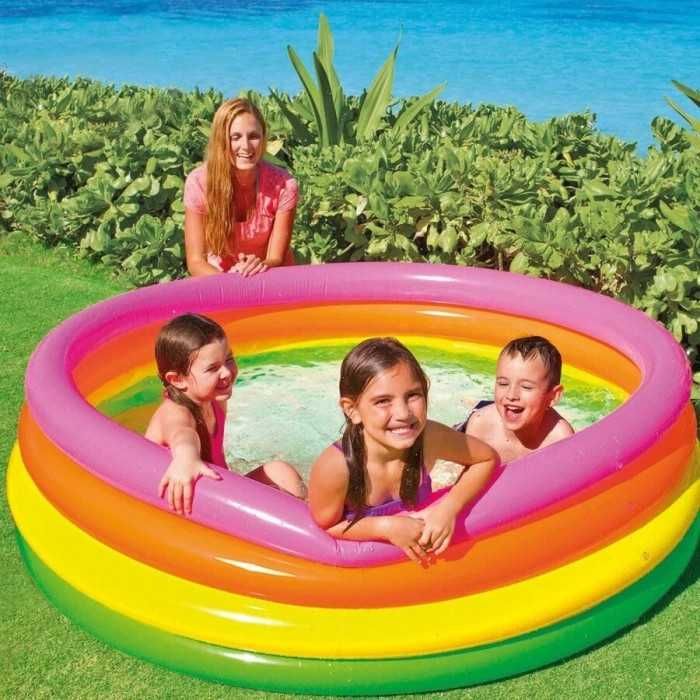 Piscină gonflabilă copii INTEX Sunset Glow 168 cm x 46 cm, NOUA!!!