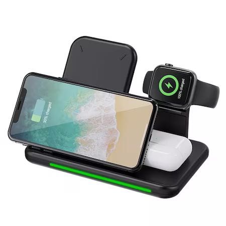 [NOU] Incarcator Wireless Qi Fast Charger iPhone Watch AirPods