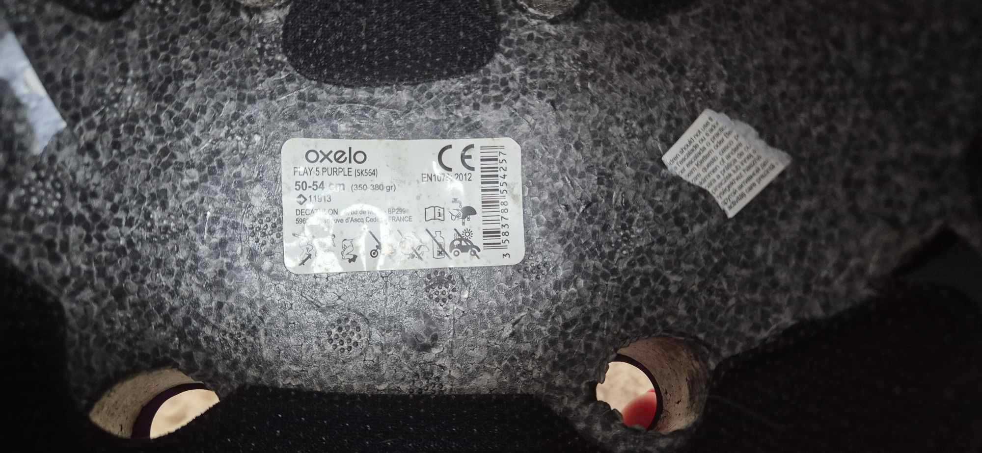 OXELO Каска за ролери, скейтборд, тротинетка, лилава