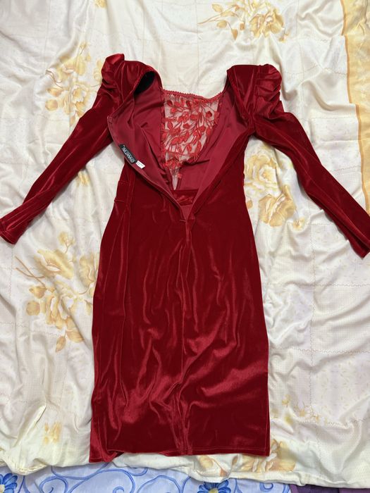 Rochie de catifea de vara