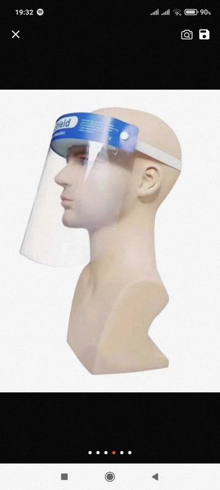 Viziera viziere de protectie transparenta bucatarie spital anti-stropi
