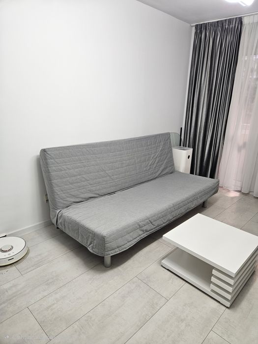 Canapea 3 locuri IKEA extensibilă, demontabilã, somiere + husa cadou
