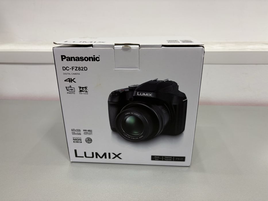 Aparat foto Panasonic DC-FZ82D, rezolutie 4K, nou la cutie
