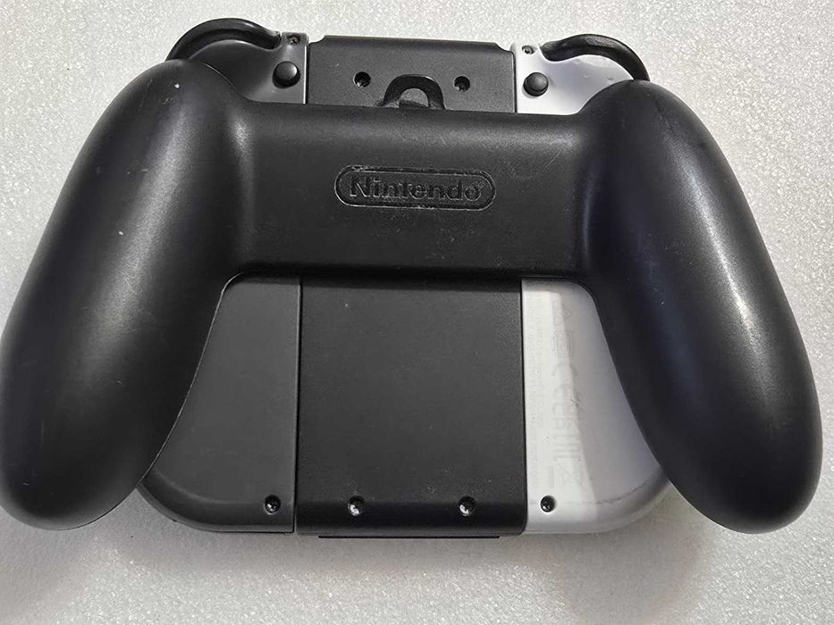Set 2 x Controller Joy-Con NINTENDO Switch, alb-gri +suport controller