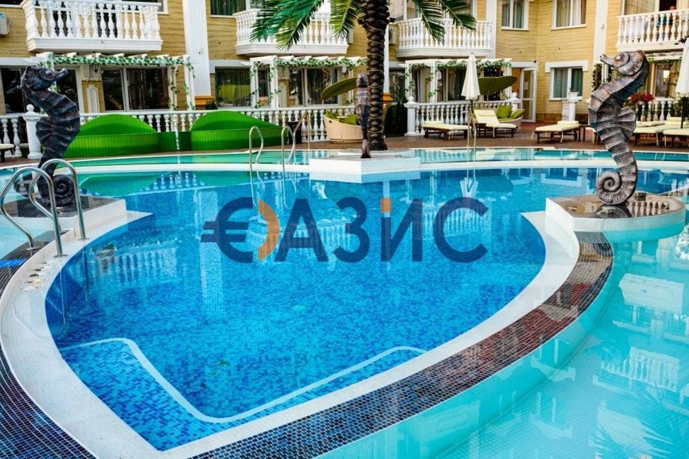 Луксозен апартамент с 1 спалня в "Суит Хоумс 6", Слънчев Бряг, 44.23