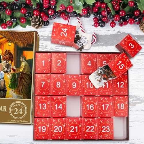 Нов Пъзел адвентен календар 24 части – подарък за Коледа дете игра