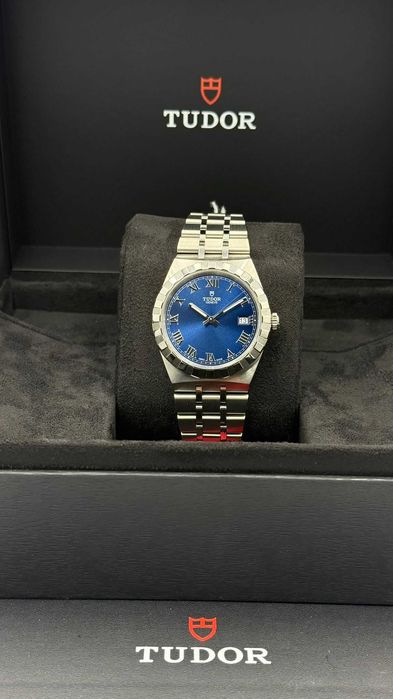 TUDOR Royal watch - m28500 blue roman , an 2025