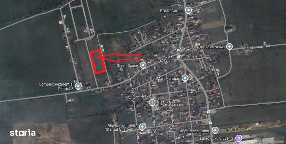 DIMIENI - ILFOV / STR. STRAJA / TEREN 1000 mp / 2000 mp