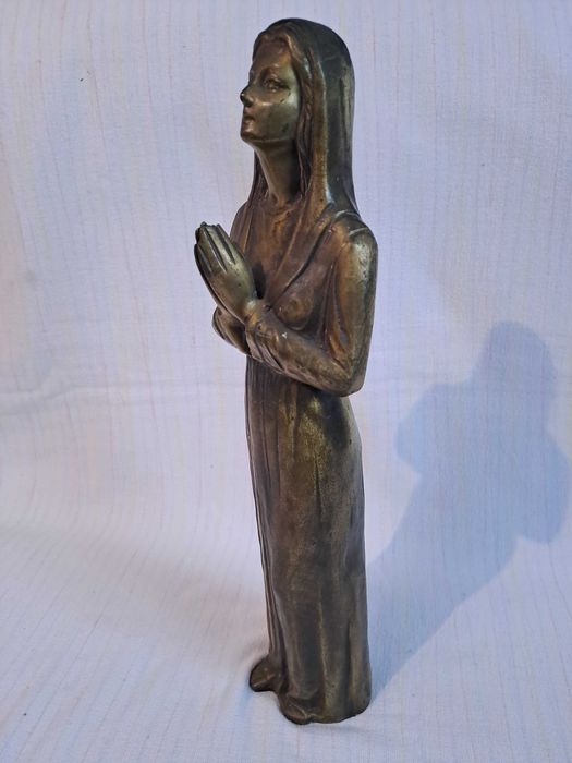 statueta bronz Fecioara Maria 40 cm 3,160 kg