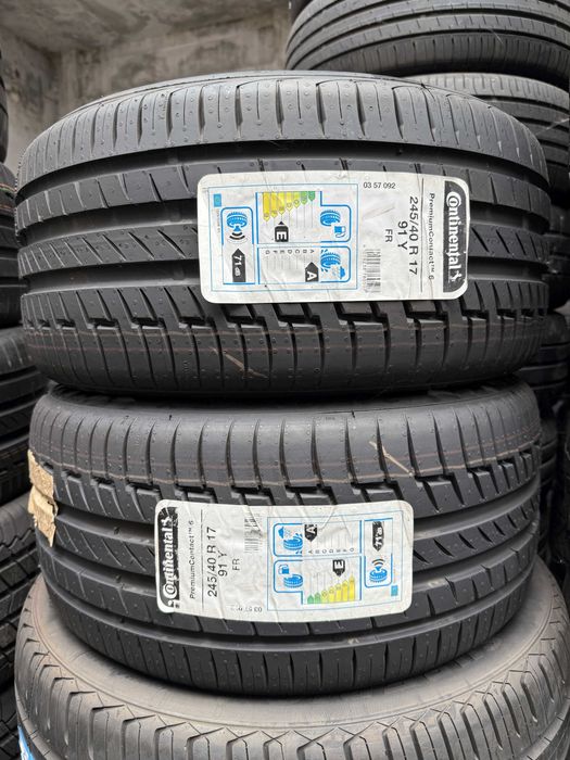 2x Anvelope NOI Vara 245/40 R17 - Continental Premium Contact 6