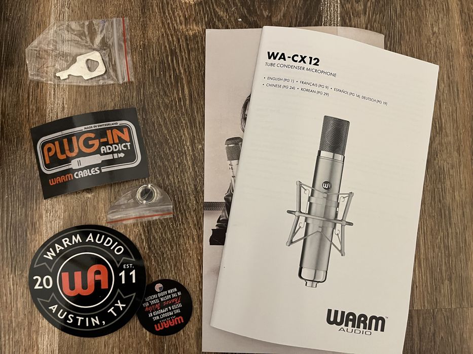 Ламповый конденсаторный микрофон Warm Audio WA-CX12
