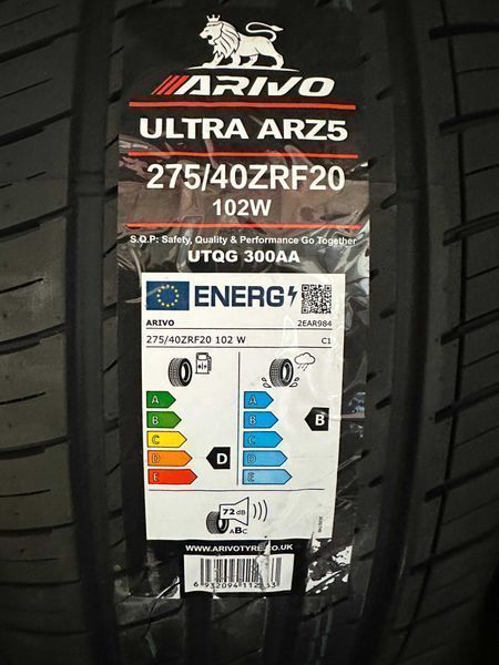 Нови летни гуми ARIVO ULTRA ARZ5 275/40R20 102W RUN FLAT НОВ DOT