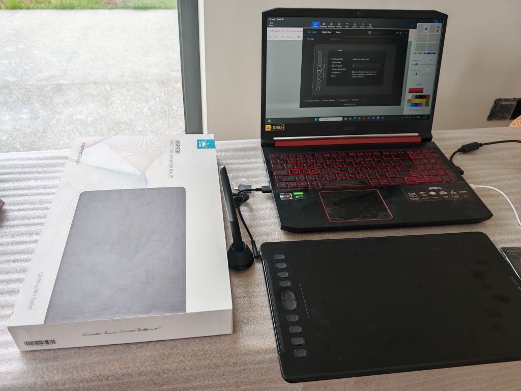 HUION Inspiroy H1161 Графичен таблет за рисуване със стилус писалка