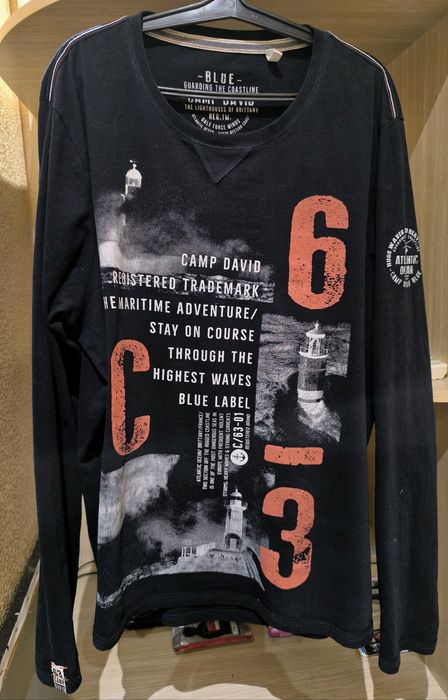 Привозная фирменная кофта CAMP DAVID