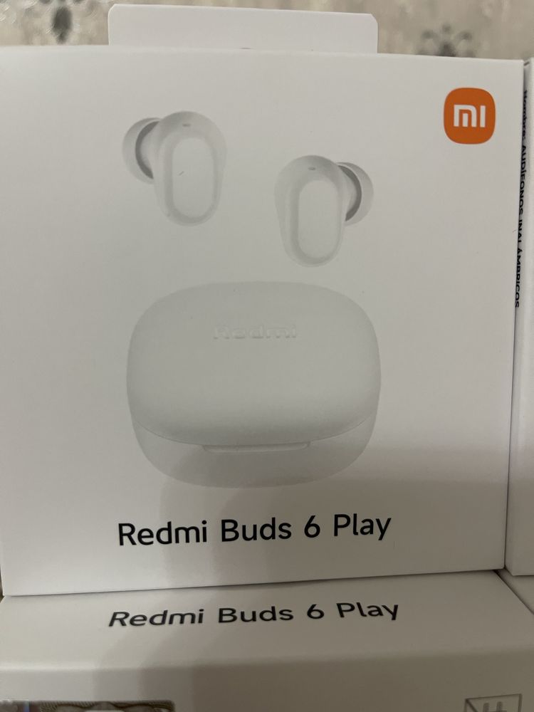 Новый. Redmi buds 6 play global год гарантия