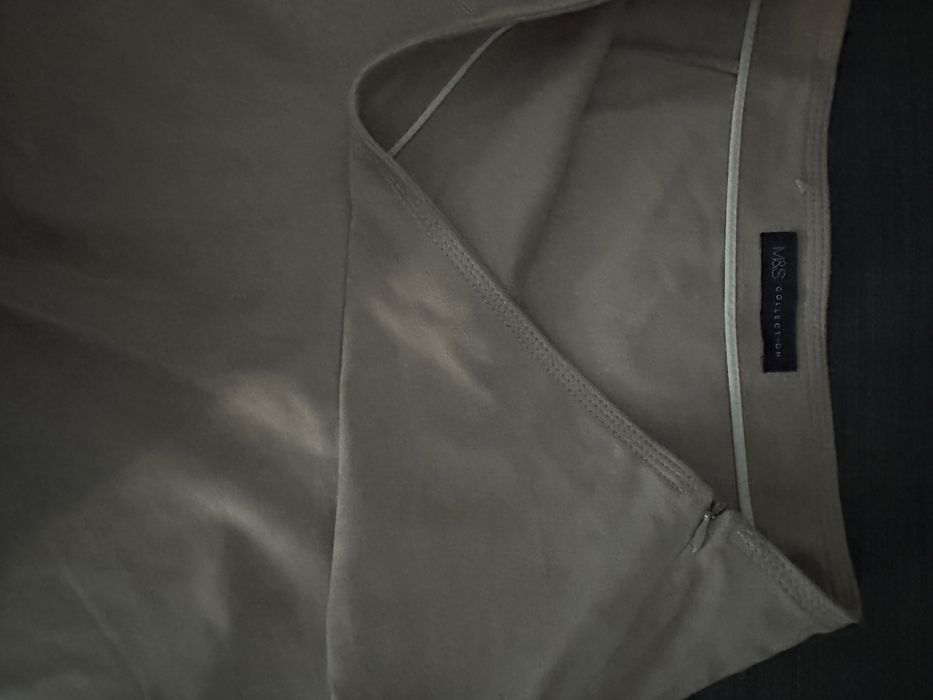 Fusta crem, 40, Marks&Spencer, noua