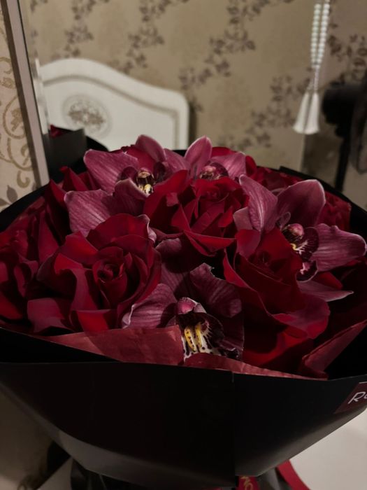 Цветы только что получила