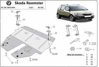 Scut motor metalic Skoda Roomster 2006 -2015, otel 2mm