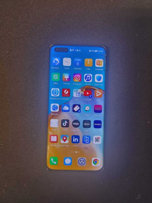 Telefon mobil Huawei P40 Pro, Dual SIM, 256GB, 8GB RAM, 5G