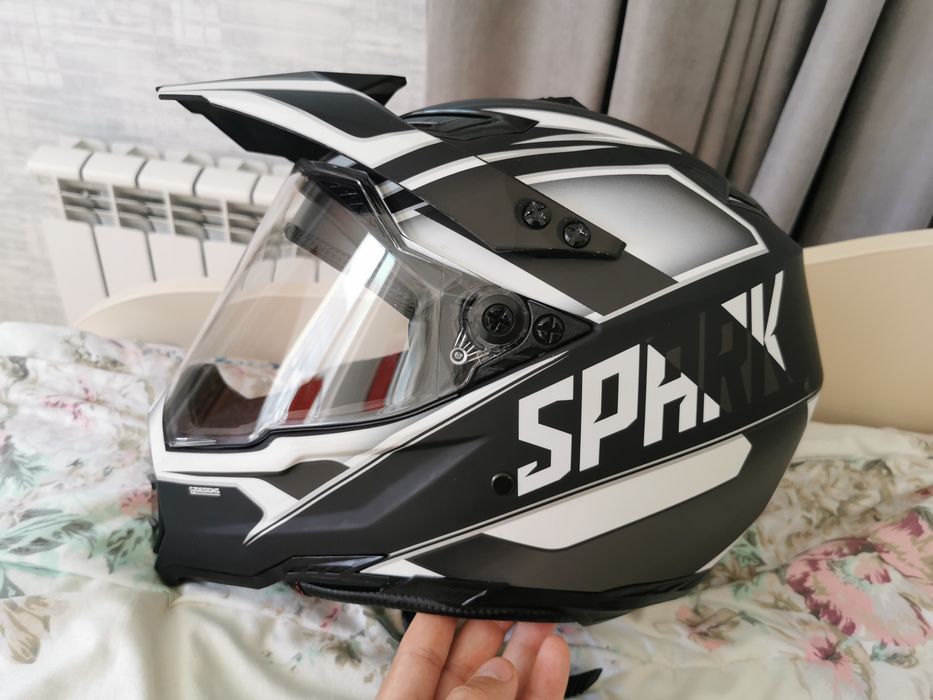 Мотошлем Эндуро на мопед, мотоцикл, байк, квадроцикл