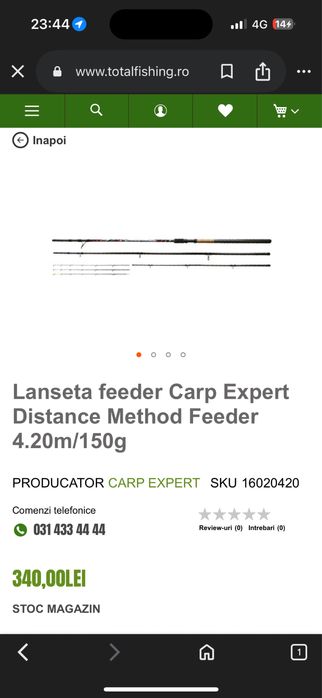 Vand 2 feedere 4.20+husa trakko NOI!