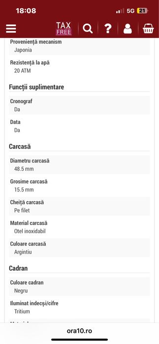 Ceas Vostok Anchar editie limitata 3000