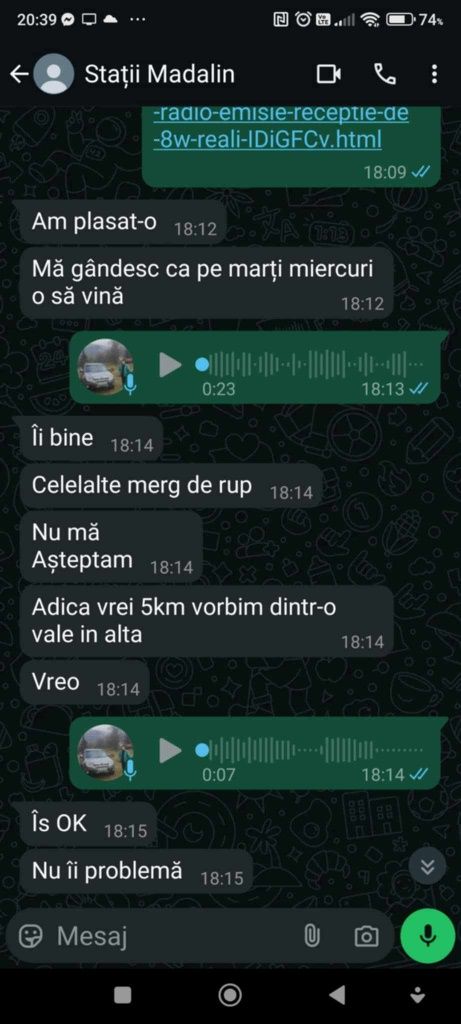 Stații Radio Portabile emisie-recepție de 8W reali , walkie-talkie noi
