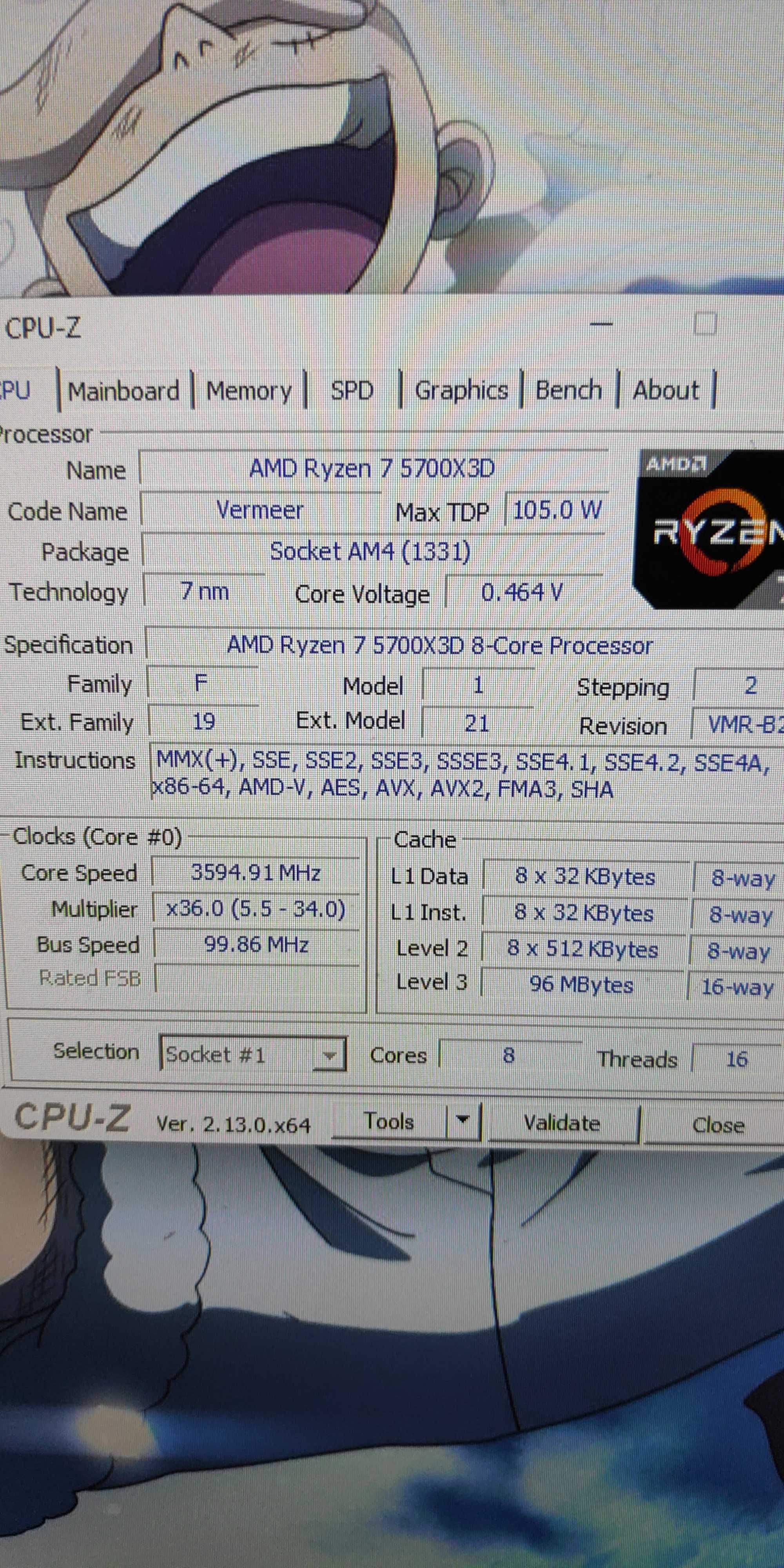 комплект Гейминг компютър 5700x3d / rtx 3080ti / 64gb DDR4 / екран 19"