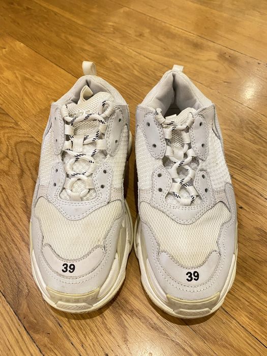 Balenciaga Triple S черни и бели