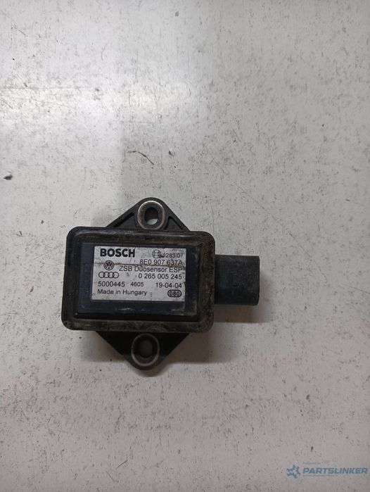 Senzor ESP de viteză la viraje AUDI A4 II 8E2, B6 2000 - 2005, VOLKSWAGEN PASSAT 3B3 2000 - 2005 BOSCH 0 265 005 245 8e0907637a