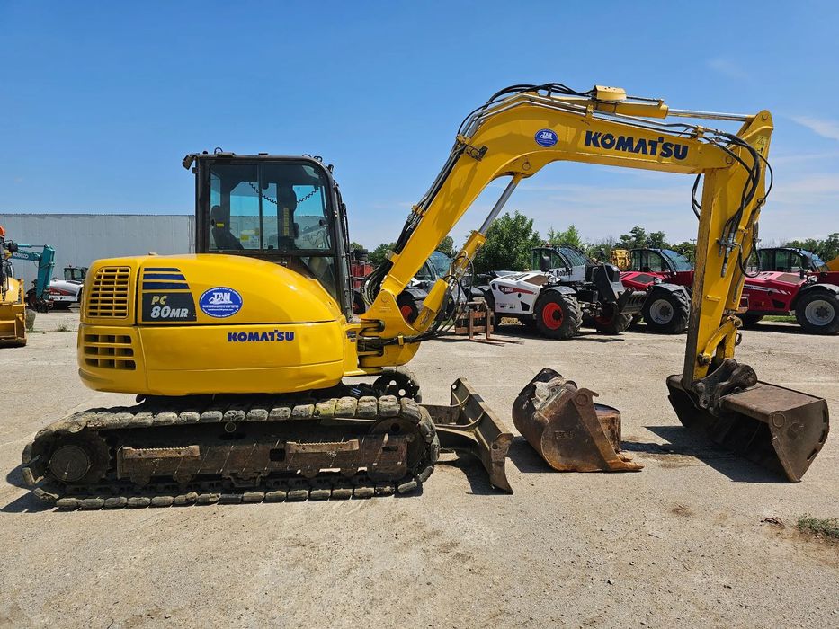 Komatsu PC80 MR5-eo midiexcavator excavator pe senile miniexcavator compact