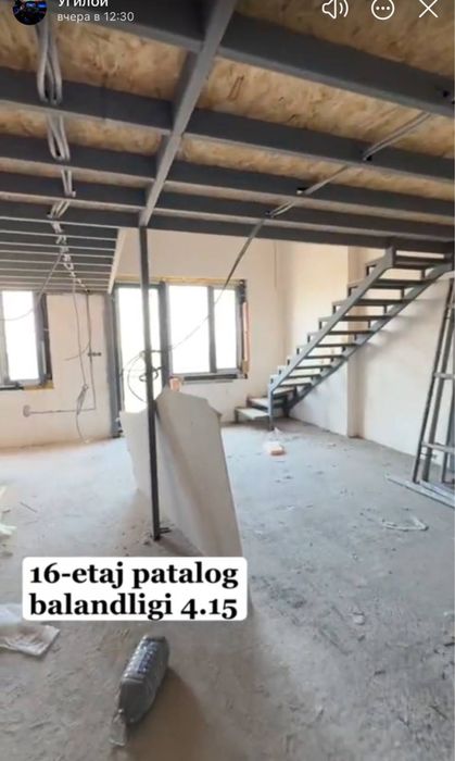 ЖК Alfraganus кв/ра 2-х комнатная. Альфраганус. Потолок 4.15м. 64м2.