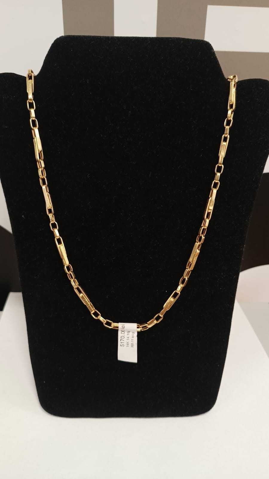 (Ag24) Lant aur 14K 14.16gr B43638 Ridicare din agentie