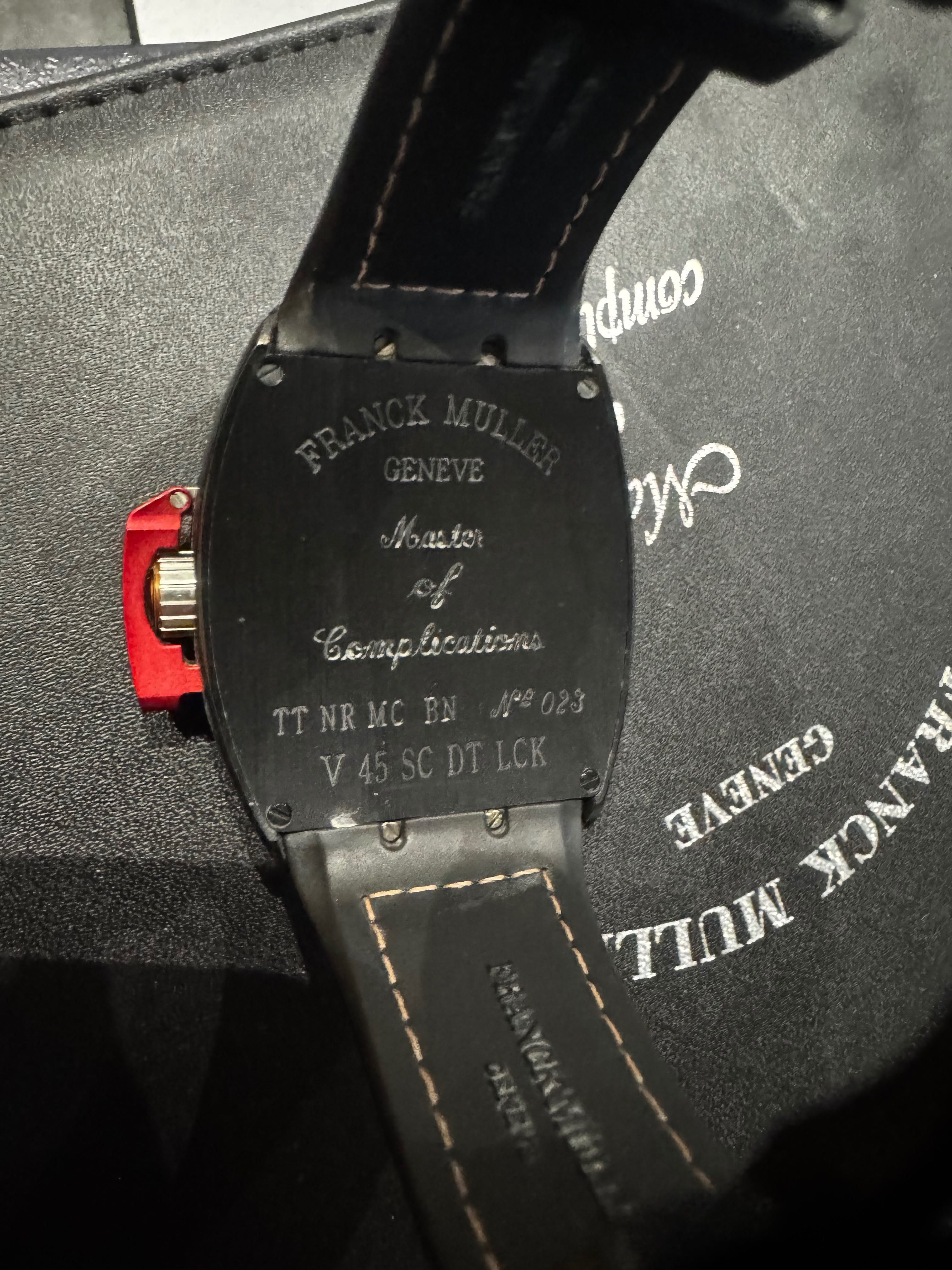 Franck Muller V 45SC DT LCK Vanguard Fullback - limited edition