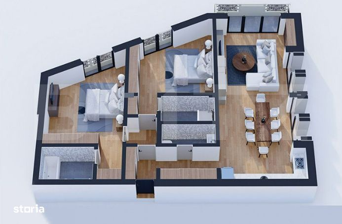 Apartament de lux, 109 mp, zona centrala