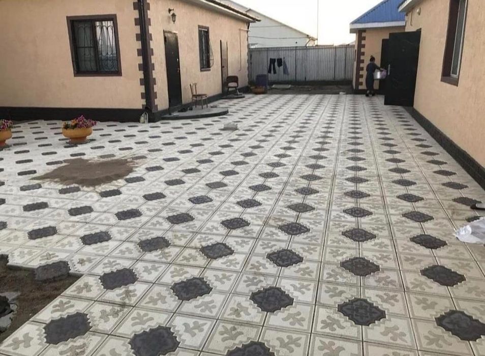 Укладка брусчатки 1500